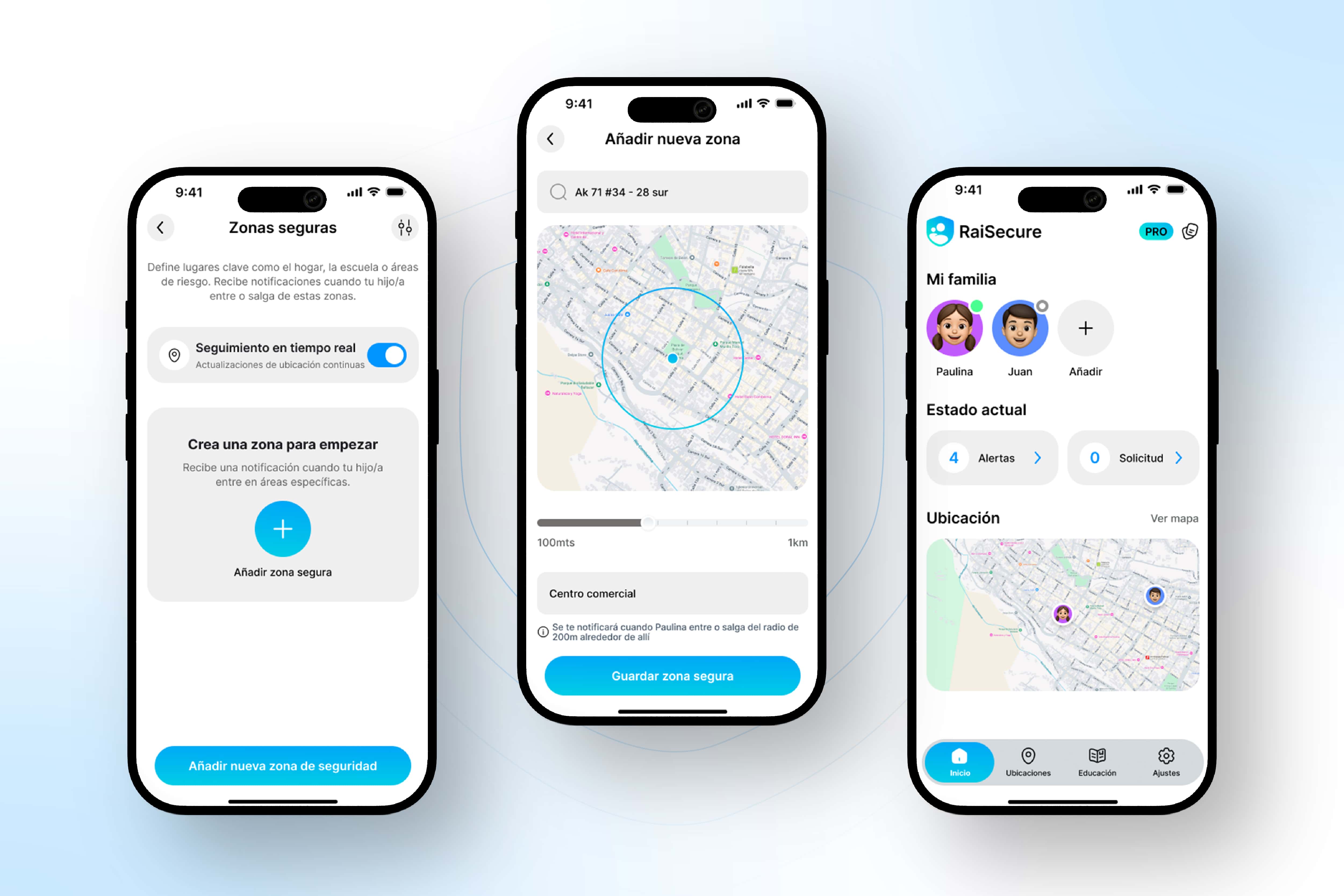 Gestión del tiempo de pantalla RaiSecure
