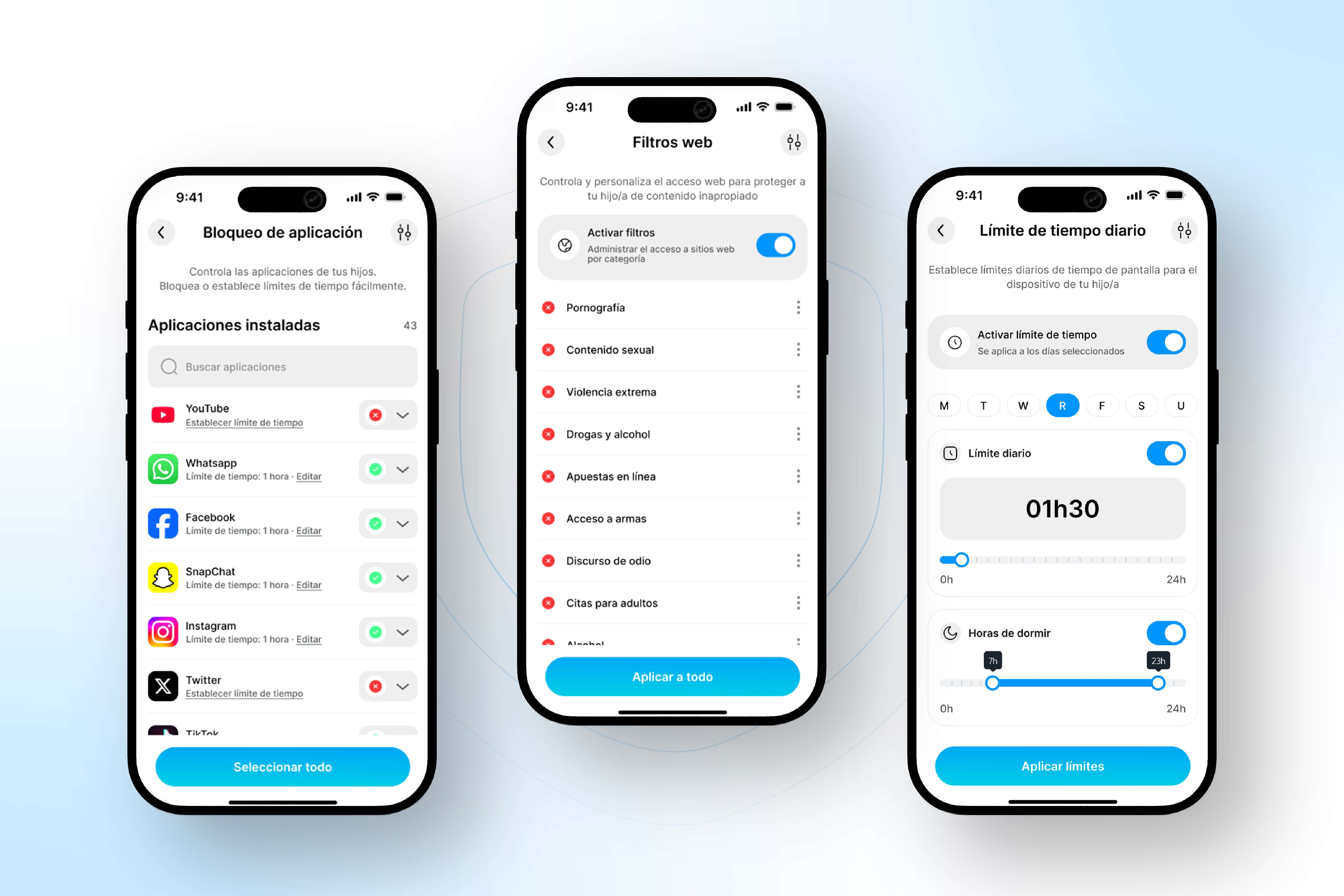Filtro web inteligente RaiSecure